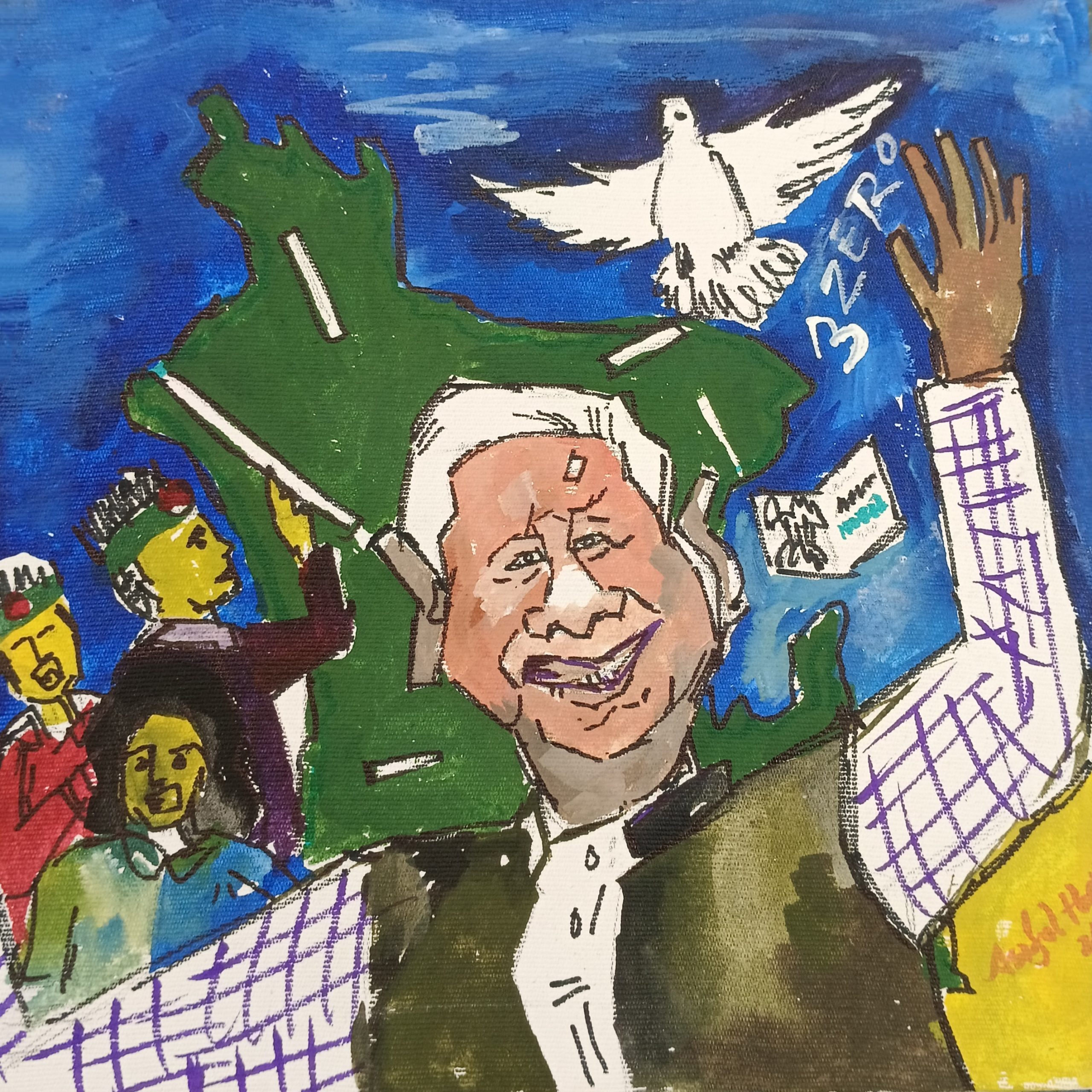 Let the flagbearer of peace restore peace in Bangladesh.